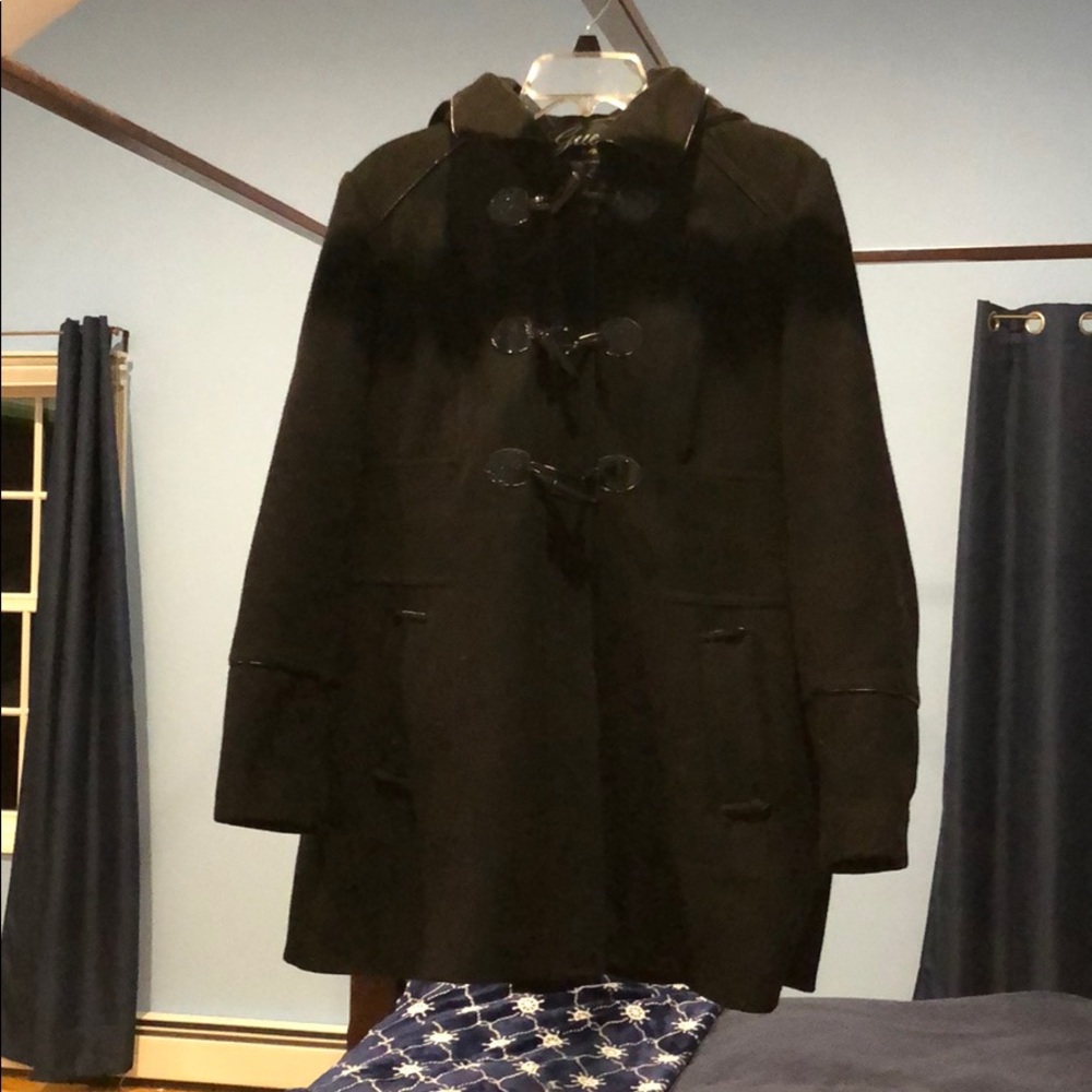Guess black coat, XL